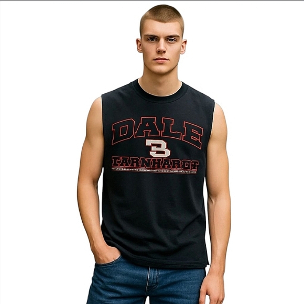 2006 Dale Earnhardt Winner's Circle Black Sleeveless Men's Tank, Size Large NWT